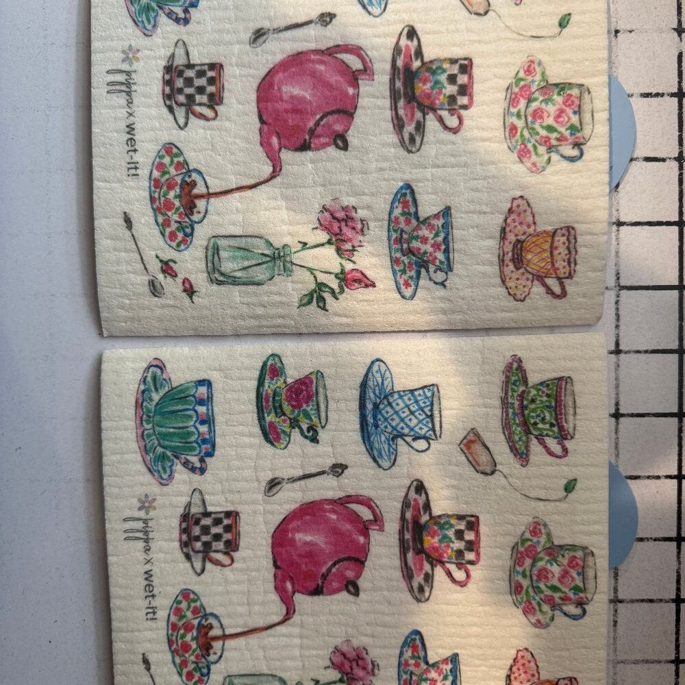 Wet-It! Swedish Treasures Dishcloth & Cleaning Cloth -Set of 2